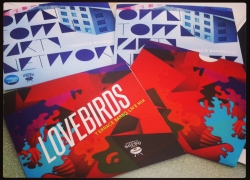 Печать конвертов для CD Love Birds. Вырубка. Матовая ламинация, бумага 280гр/м2.