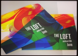 Вырубные конверты для Cd для The Loft cafe. Бумага 280гр/м2 + матовый ламинат 32 микрон.