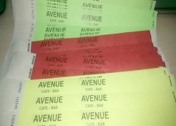 AVENUE. Нанесение в 1 цвет